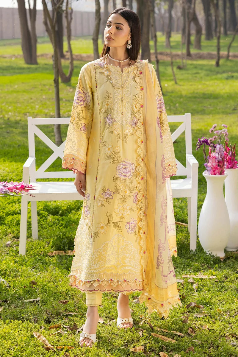 Gardenia Luxury embroiderd lawn