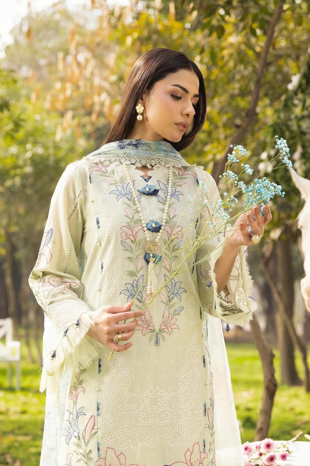 Elegant Pakistani Embroidered Dress | Sultana Threads