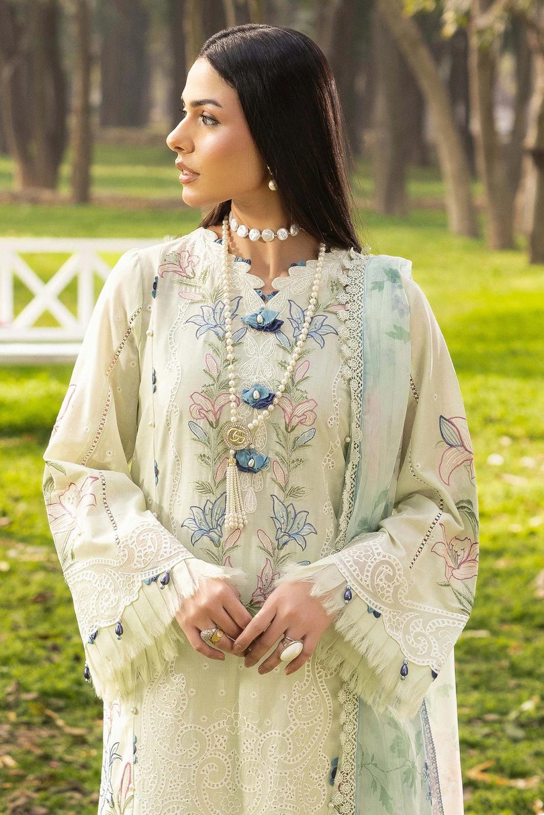 Elegant Pakistani Embroidered Dress | Sultana Threads