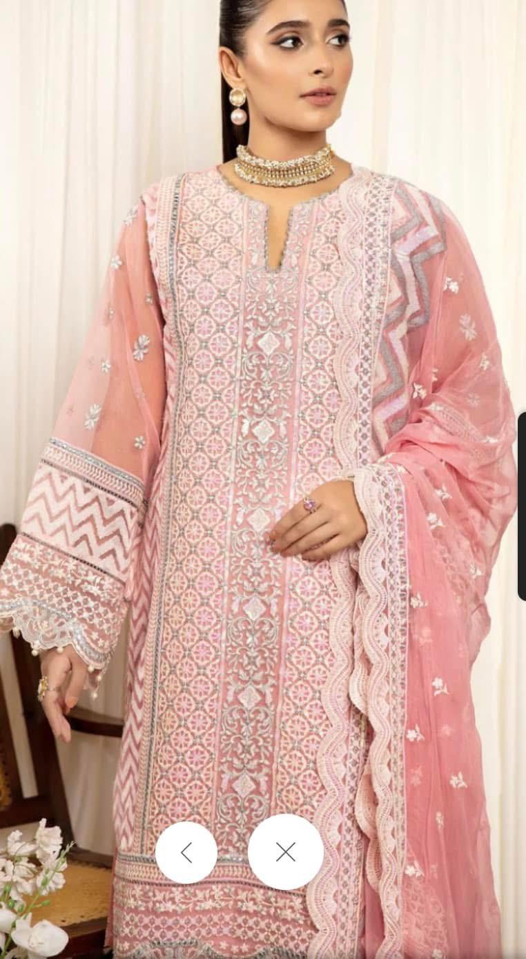 Adan,s libas chiffon panni work party wear