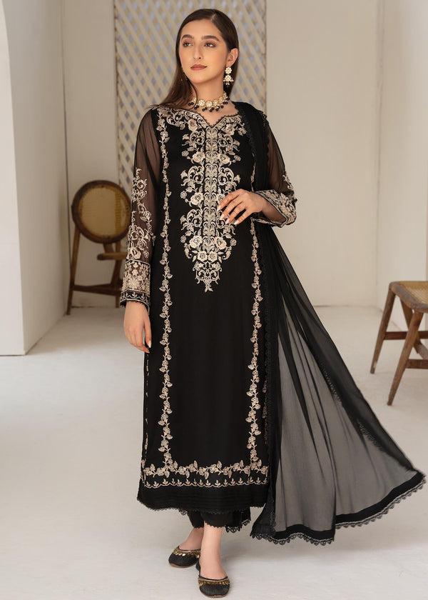 Pakistani Chiffon Embroidered Suit – Ready to Wear | Sultana Threads