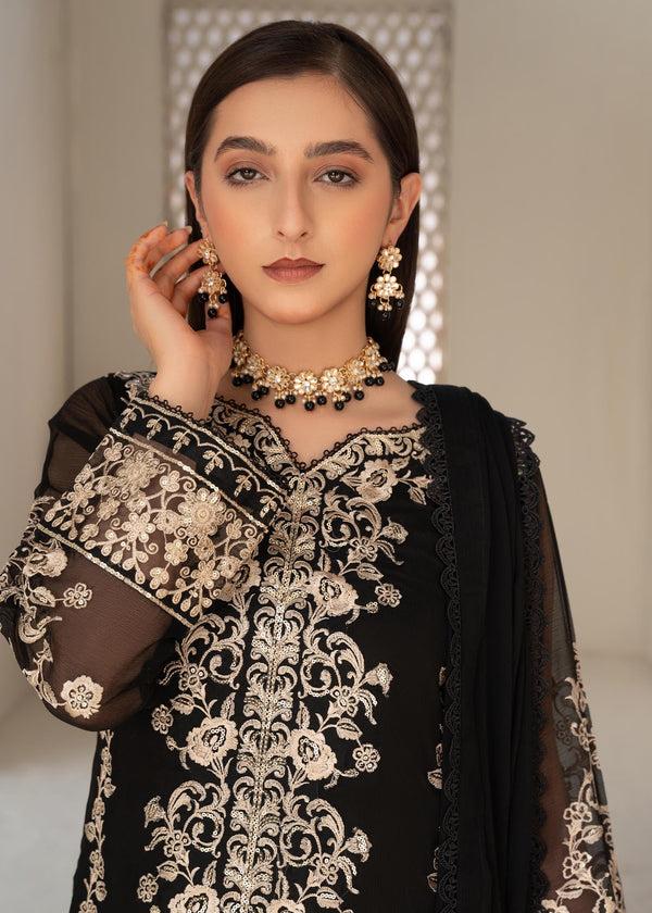 Pakistani Chiffon Embroidered Suit – Ready to Wear | Sultana Threads