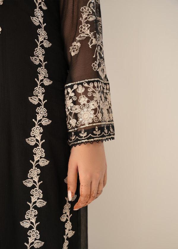 Pakistani Chiffon Embroidered Suit – Ready to Wear | Sultana Threads