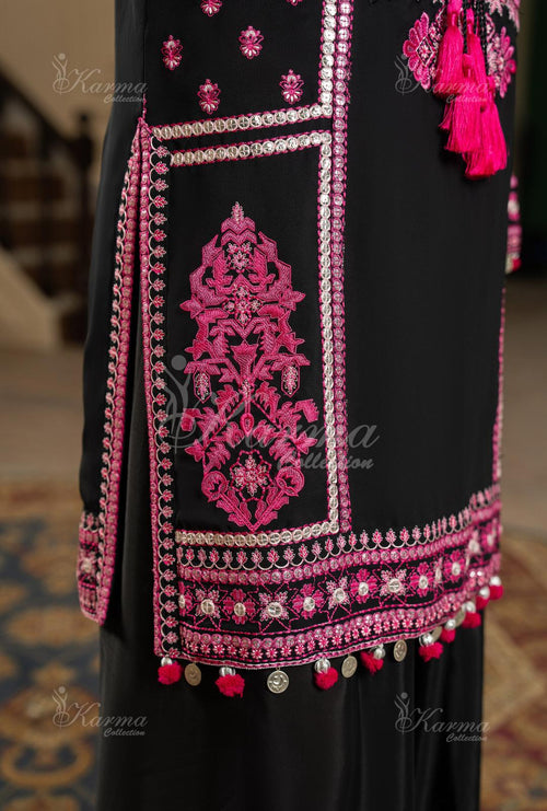 Karma chiffon embroidered