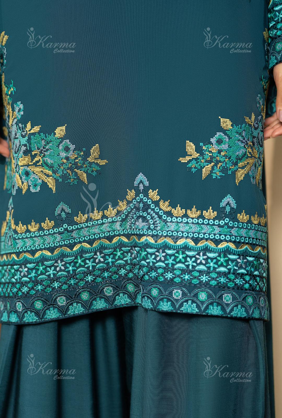 Karma chiffon Embroidered