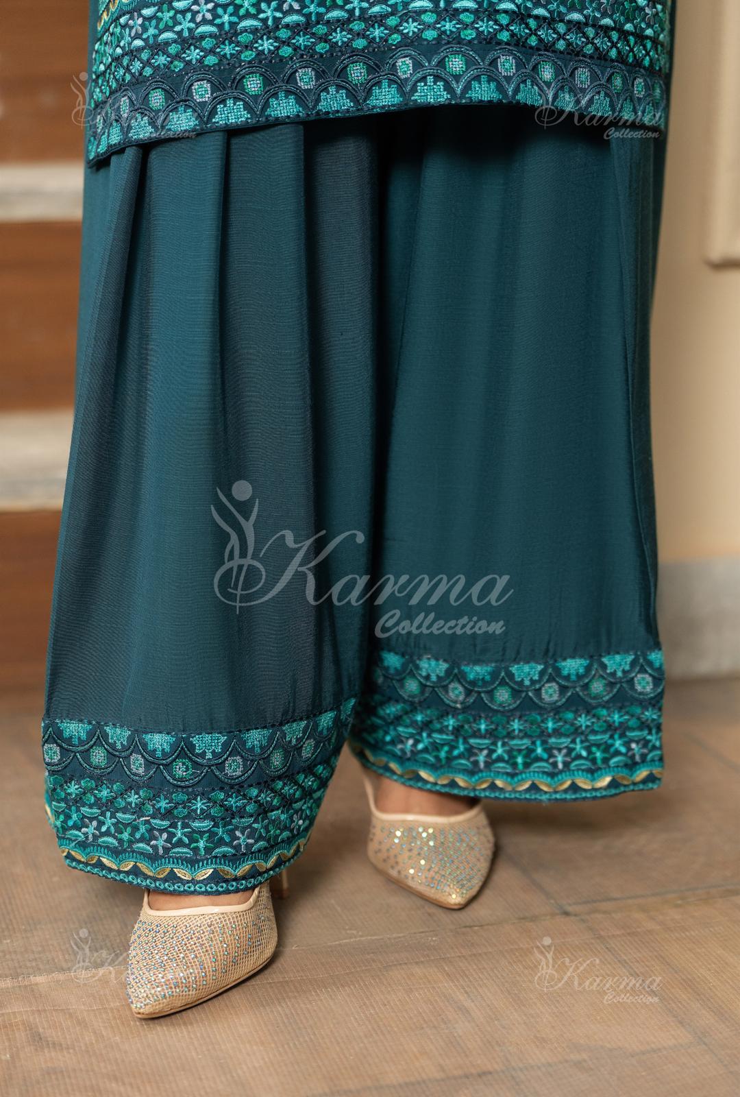 Karma chiffon Embroidered